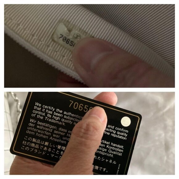 Authentic CHANEL CC Wild Stitch Chocolate Bar Chain Tote Shoulder Bag White Gold - Picture 14 of 15